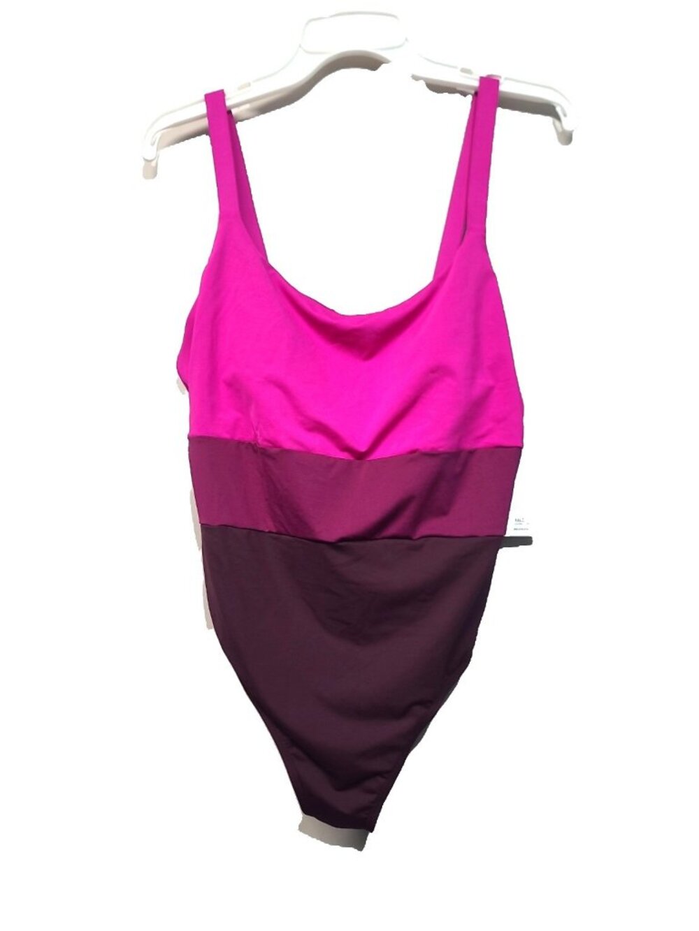 Athleta Coastline One Piece Swimsuit Size L Purple NWT